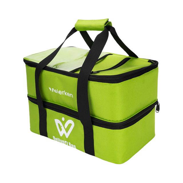 Double layers Carrying Insulated Bag